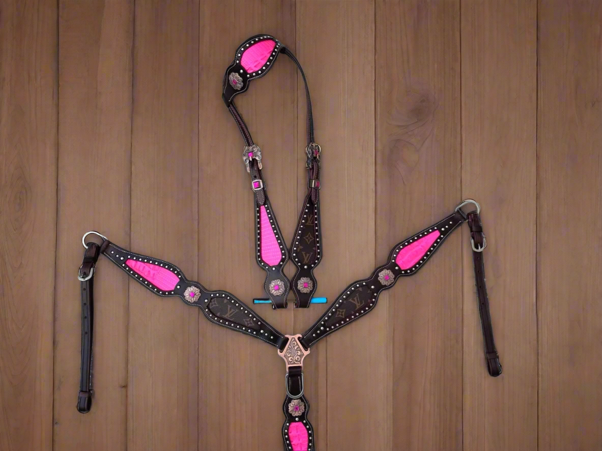 Classic Louis Vuitton & Pink Tack Set